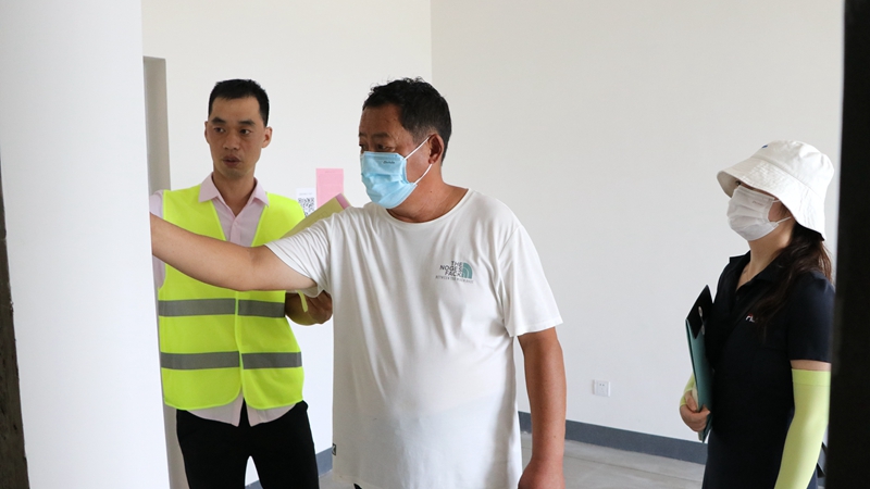 濟(jì)寧華都國(guó)濱府&middot;禮悅一期開展業(yè)主驗(yàn)房工作