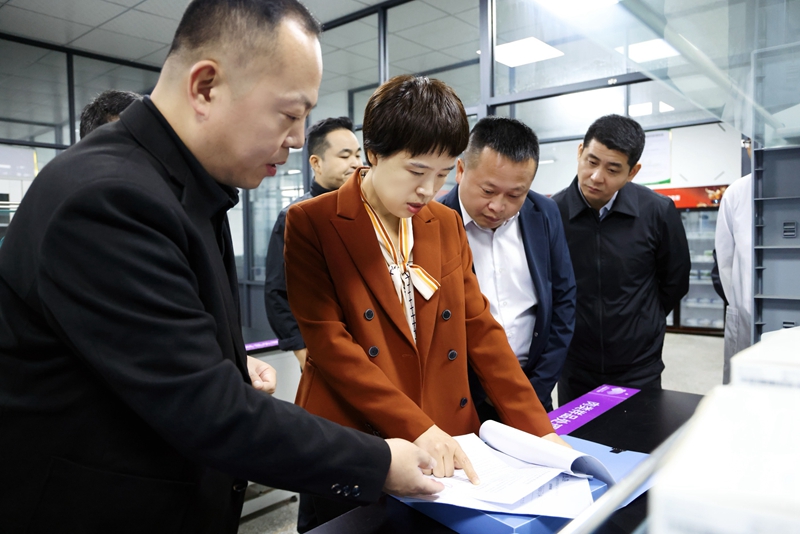 金華市婺城區區長胡余仙到金華茂陽督導檢查