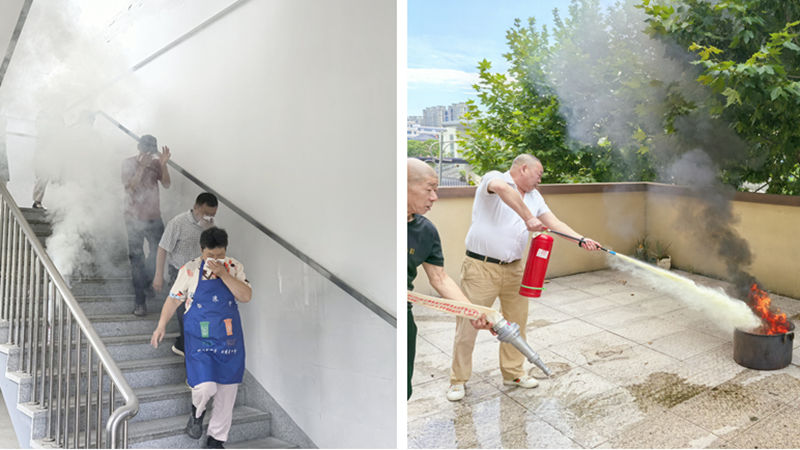 浙農市集錢塘公司開展半年度消防技能培訓及演練活動